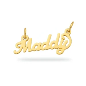 Dije Nombre Maddy en Oro 14k – Personalizado y Hecho a Mano