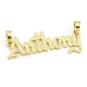 Dije de Oro con Nombre Anthony – Personalizado y Hecho a Mano
