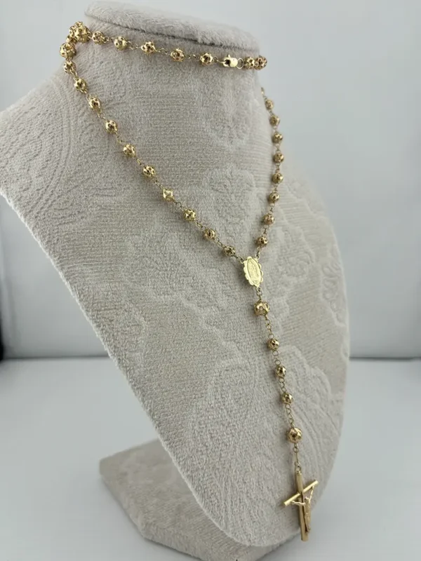 Rosario de Oro de auténtico 14K | Oración y devoción - Image 2