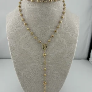 Rosario de Oro de auténtico 14K | Oración y devoción