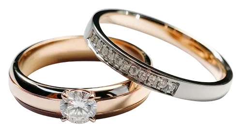 anillos de bodas joyas de diamantes plata